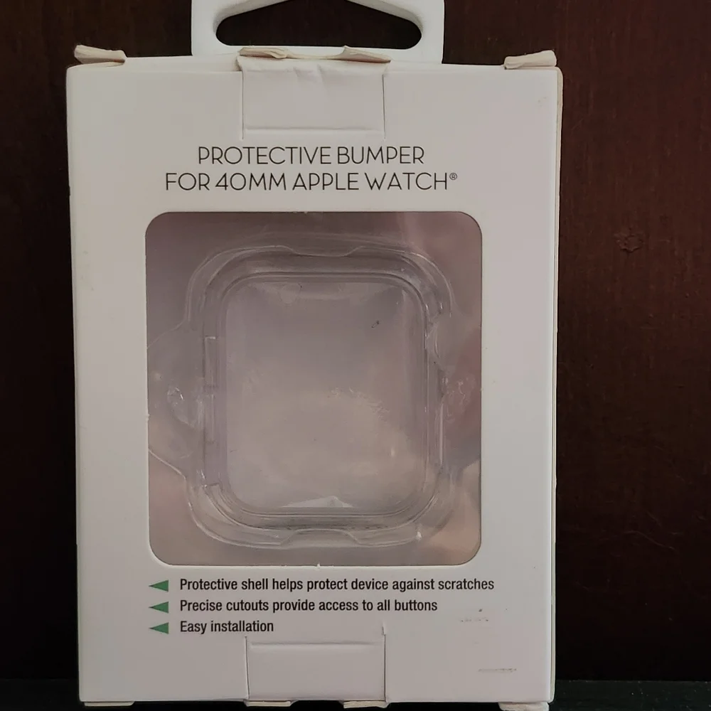 Clear Protective Bumper For Apple Watch 40mm